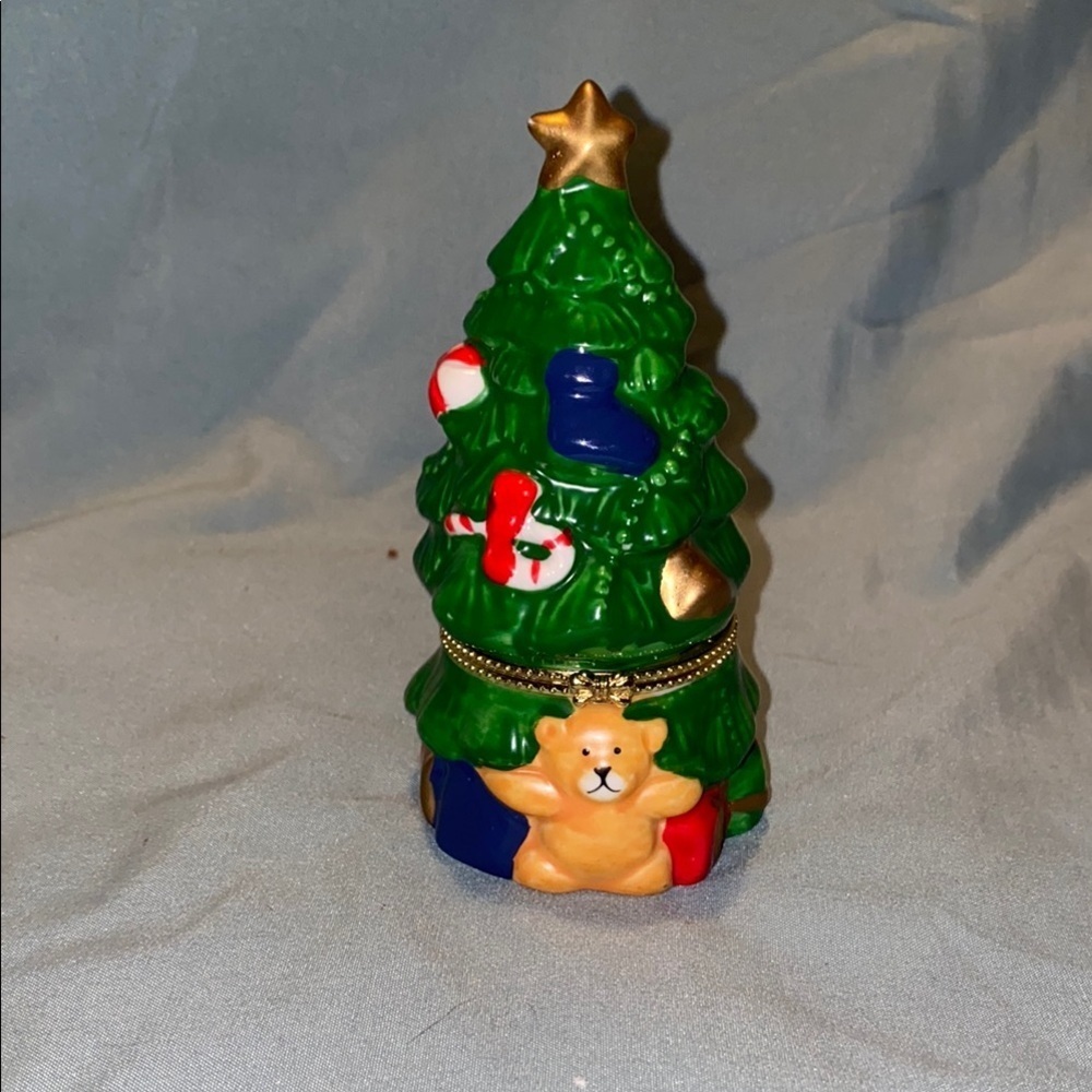 BX48 Festive Christmas Tree Trinket Box